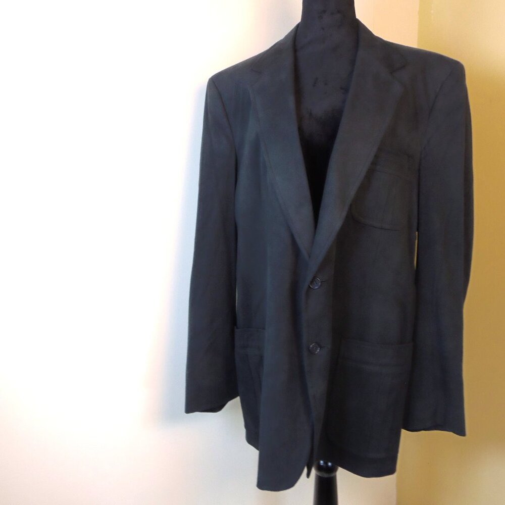 Vintage Hammonton Park Clothes Men's 46 Wide 70s Lapel Sports Jacket Union Label